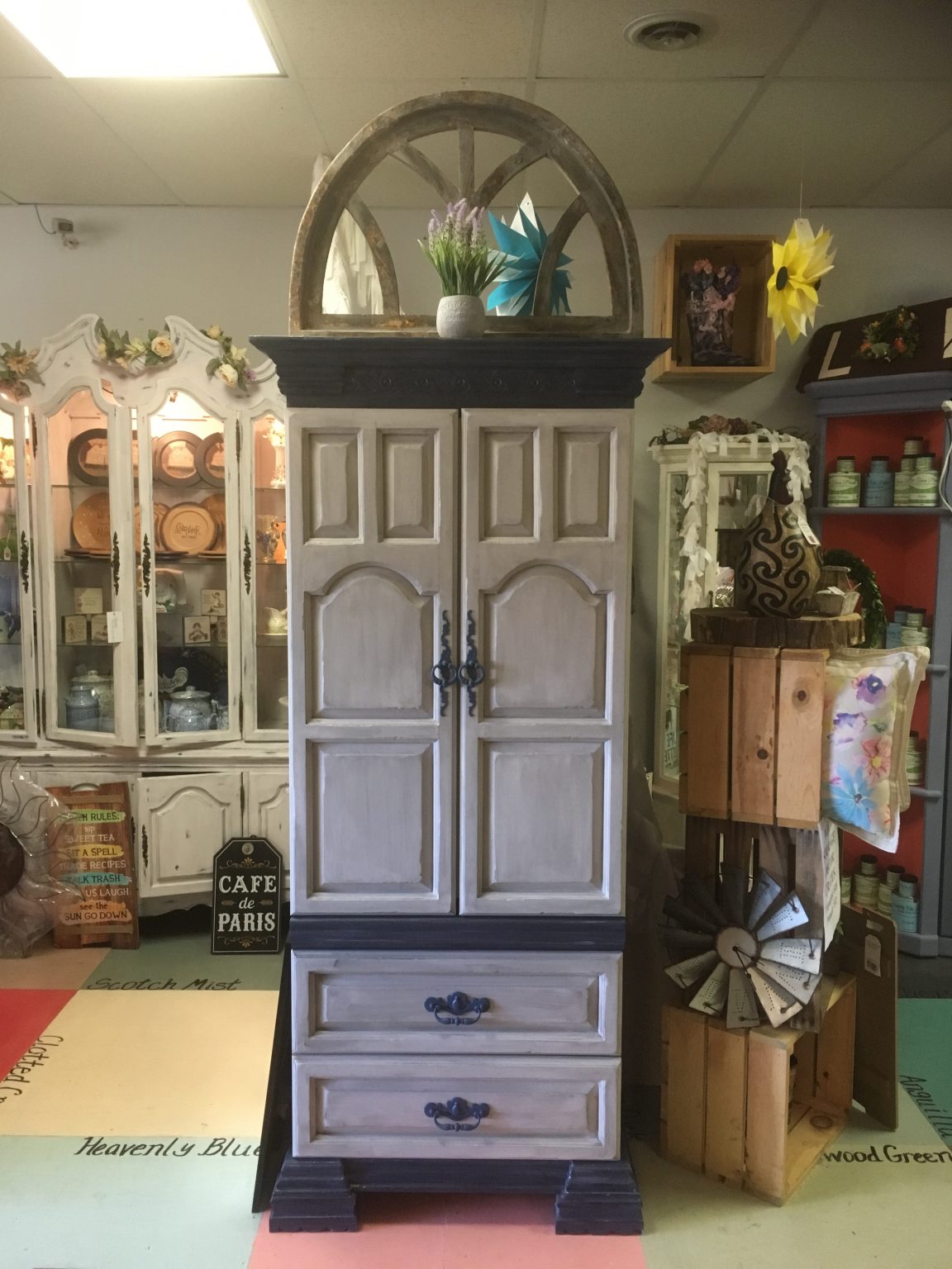 Tall Boyd Narrow Armoire Refreshed Furnishings