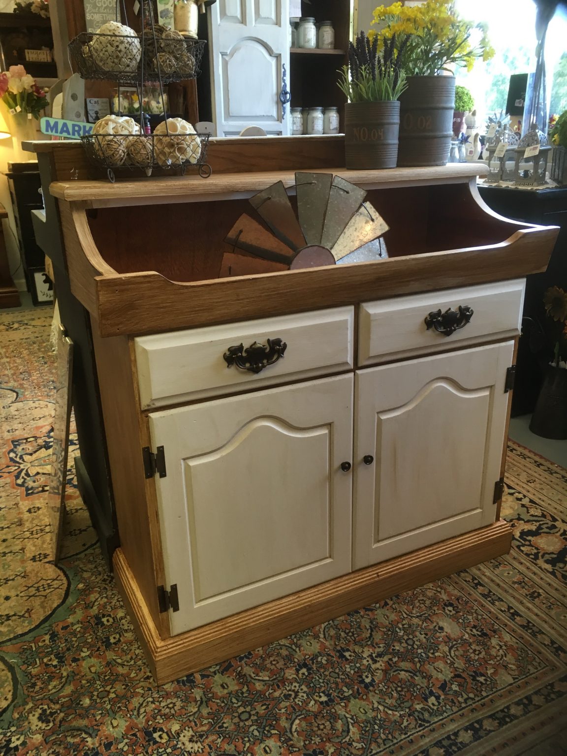 Vintage Dry Sink Refreshed Furnishings