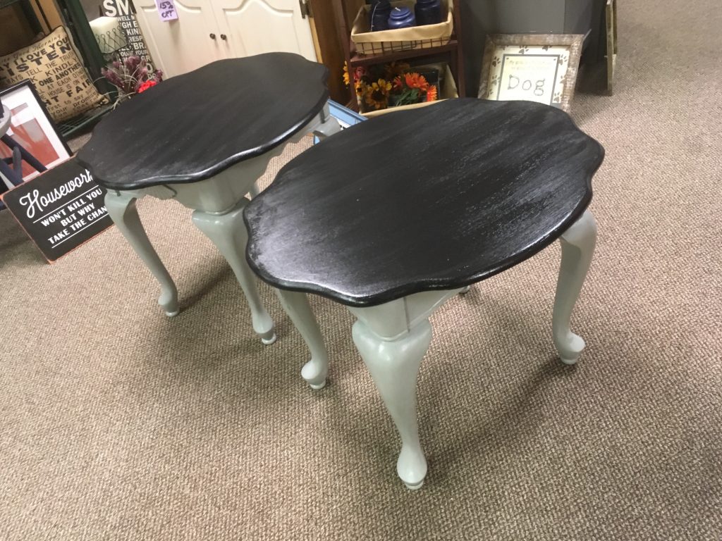 Black & Gray End Table Refreshed Furnishings