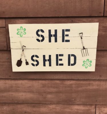 SHED Sign