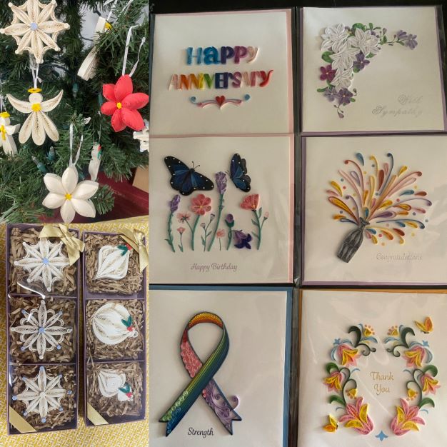 Quilling Card & Art<br>(Paper Goods, Home décor)